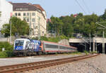 1116 190 mit EC 112 Klagenfurt-Frankfurt am 22.07.2021 in Stuttgart-Feuerbach. 