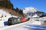 1116 182  Bundesheer  und 1016 004 mit dem 54490 (Linz Vbf-Ost - Hall in Tirol) bei Pfaffenschwendt 9.2.22