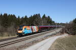 1116 229  Steinbach  aus Salzburg kommend am 9. März 2022 bei Grabenstätt im Chiemgau.