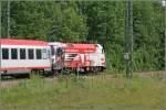 1116 246 fhrt bei Aling mit dem OEC 69  MOZART  von Mnchen nach Wien West am Haken Richtung Salzburg.