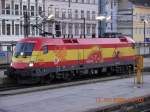 Die Spanien-Lok 1116 232-8 auf dem Weg zur Remise, nach dem sie den OIC 647 'Fachhochschule St.Plten' von Salzburg kommend auf dem Westbahnhof 'abgeliefert' hat.