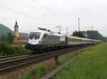 1116-038 mit EC 563 am 22.05.2008 beim Kloster Reisach