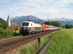 1116-280 und 1016-021 mit EC 569 am 24.05.2008 beim Kloster Reisach