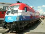 Die  Kroatien-Lok  der �BB am 10.06.08.