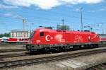 Der T�rkei-Stier (1116 031) am 06.07.08 beim umsetzen im M�nchner Hbf
