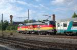 Der Deutchland-Stier am 14.06.08 mit EC 84 aus Roma Termini in M�nchen-Heimeranplatz