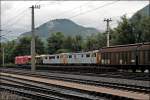 TOP PERFORMER AM ZUG: 1116 271 schleppt einen G�terzug Richtung W�rgl Hbf/Zell am See.