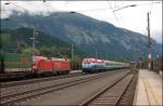 Die Wien Sdbahnhofer 1116 041 hat in Mnchen Hbf den IC 87  TIEPOLO , nach Venezia Santa Lucia, bernommen und wird ihn am Brenner an die Trennitalia bergeben.