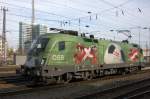 Der EUROmotion-Stier (1116 264) am 02.11.08 M�nchen Hbf