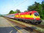 Die Spanien Lok bei der Bereitstellung des �EC 669 in Bregenz am 9.5.2009 um 9.04 Uhr.

Lg
