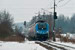 1116 250  Feuerwehr - Notruf 122  war am 16.02.2010 unter anderem am R 2249 (Znaim - Payerbach-Reichenau) unterwegs. Die Aufnahme entstand kurz vor Stockerau.