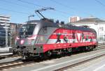 1116 138 bei einer Rangierfahrt im Hbf. Salzburg am 08.03.2013