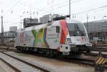 1116 130  Frontrunner  bei einer Rangierfahrt im Hbf Mnchen am 26.04.013