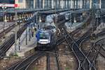 1116.222  Red Bulletin  mit railjet 63 nach Budapest in Wien Westbahnhof. Die Aufnahme entstand am 19.01.2014.