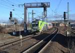 1116 142 mit IC 2083 Hamburg Altona - Berchtesgaden am 14.02.2014 in Göttingen.