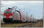 1116 264 am 7.1.2007 am Durchbinder R 2219 (Wien Floridsdorf-Wiener Neustadt) kurz vor Wien Atzgersdorf-Mauer.