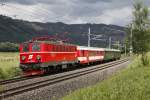 1141 024 mit Sonderzug bei Fensch St.Lorenzen am 21.06.2015.