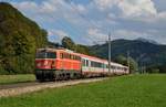 Rex 3912 bespannt mit der 1142 682 unterwgs in Micheldorf (OÖ) am  08.09.2018.
