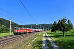 1142 564 mit einem REX am 30.07.2018 bei Wernstein am Inn.