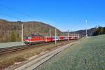 1142 683 mit REX 1779 am 29.12.2019 bei Wernstein am Inn.
