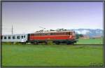 E-Lok 1142 682 fhrt mit R 4220 von Unzmarkt nach Bruck an der Mur.