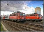 Zwei Blutorange 1142 E-Loks waren heute in Knittelfeld anzutreffen.