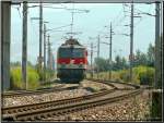 E-Lok 1142 694 mit einem CityShuttle Wendezug kurz nach Zeltweg.
16.07.2007