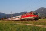 Am Abend des 20.08.2009 hat die 1142 616 den  IC 601 von Kirchdorf/Kr.