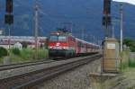 1142 633-5 mit dem E 1790 von Villach-Bruck a.d.