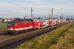 1142 673, am 03.01.2014 kurz nach Muckendorf-Wipfing mit REX 7118, unterwegs nach Krems/Donau.