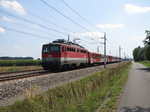 1142 595-6 ist mit einer City Shuttle Garnitur unterwegs nach Graz. Fotografiert in Tillmitsch am 4.8.2015