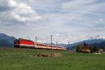 1144 252 mit R 5341 bei Flaurling (07.04.2007)