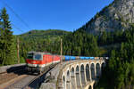 1144 211 und eine weitere 1144 mit einem Kesselzug am 08.09.2017 bei Breitenstein. 