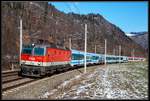 1144 100 mit EC151 zwischen Bruck an der Mur und Pernegg am 14.02.2018.