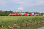 Die nagelneue 1144.279 verlässt mit R-2323 Leobersdorf in Richtung Wr.Neustadt,den Kanal entlang,am 9.5.18