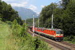 1144.117+1142.668+1116 fahren mit GAG-49417 nach dem Bogen über den Schwarzatal-Viadukt richtung Küb bergwärts.