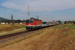 Der EC151  Emona  fährt von Wien Hbf nach Ljubljana wobei in Spielfeld-Straß ein Lokwechsel auf eine slowenische Lok stattfindet.