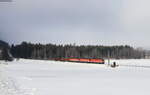 1144 236; 1144 098 und 1144 110 mit dem ??? bei Frauenberg an der Enns 10.2.22