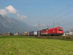 Die nagelneue 1216 027 und eine 1144 mit dem 42177 am 13.10.07