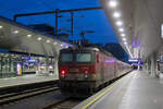 �BB 1144 122 mit dem REX 2534 nach Marchegg, am 26.07.2026 in Wien Hauptbahnhof.