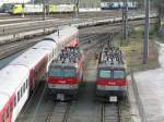 1144 218 und 216 sind am 22.3.2008 in Kufstein abgestellt.