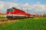 1144 286 unterwegs am R 7198 von Wien Westbahnhof nach Krems/Donau kurz nach dem Aufenthalt in Stockerau vor erstaunlicher Wolkenformation am 18.09.2008.