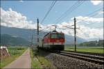 sterreichisch-Deutsch-Italienische Zusammenarbeit auf groer Fahrt: 1144 255, E412 xxx und E412 019 sind vom Brenner komment nach Kufstein unterwegs.