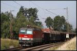 Die Innsbrucker 1144 228 (9181 1144 228-4) hat einen gemischten Gterzug in Mnchen-Nord bernommen und bespannt ihn in Richtung Rosenheim. Ziel ist vermutlich Italien. (01.08.2009) 