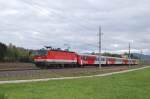 Mit dem R3952 hat am 11.10.2009  die 1144 004 den Bahnhof  Wartberg/Kr.in Richtung Linz  verlassen.