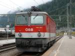 1144 241 der BB abgestellt im Bahnhof Brenner, 11.09.2009