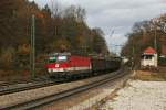 1144 269 mit einem Gterzug am 06.11.2010 in Aling.