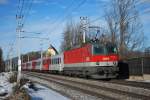 Geschobener  REX  von Wrgl nach Salzburg bei Elsbethen am 7.12.2010.