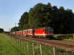 Die 1144 226 am 03.09.2011 mit einem KLV-Zug unterwegs bei Vogl.