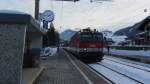 1144 207 mit S6 (Salzburg Hbf-Wrgl Hbf) in Kitzbhel Hahnenkamm.(26.12.2011)